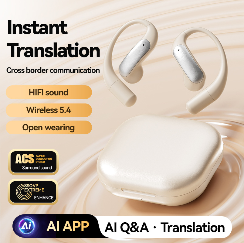 Fast V5.4 Wireless Earphones with HD Sound, Touch Control, Noise Reduction & Multi-device Compatibility