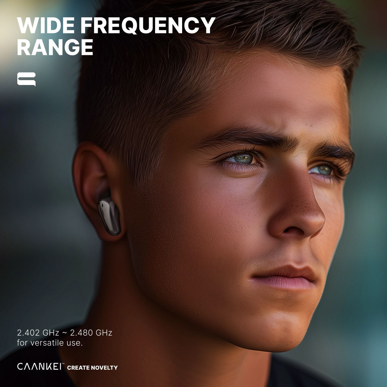 CT015 TWS Wireless Earbuds with ANC 25dB and Extended Battery Life