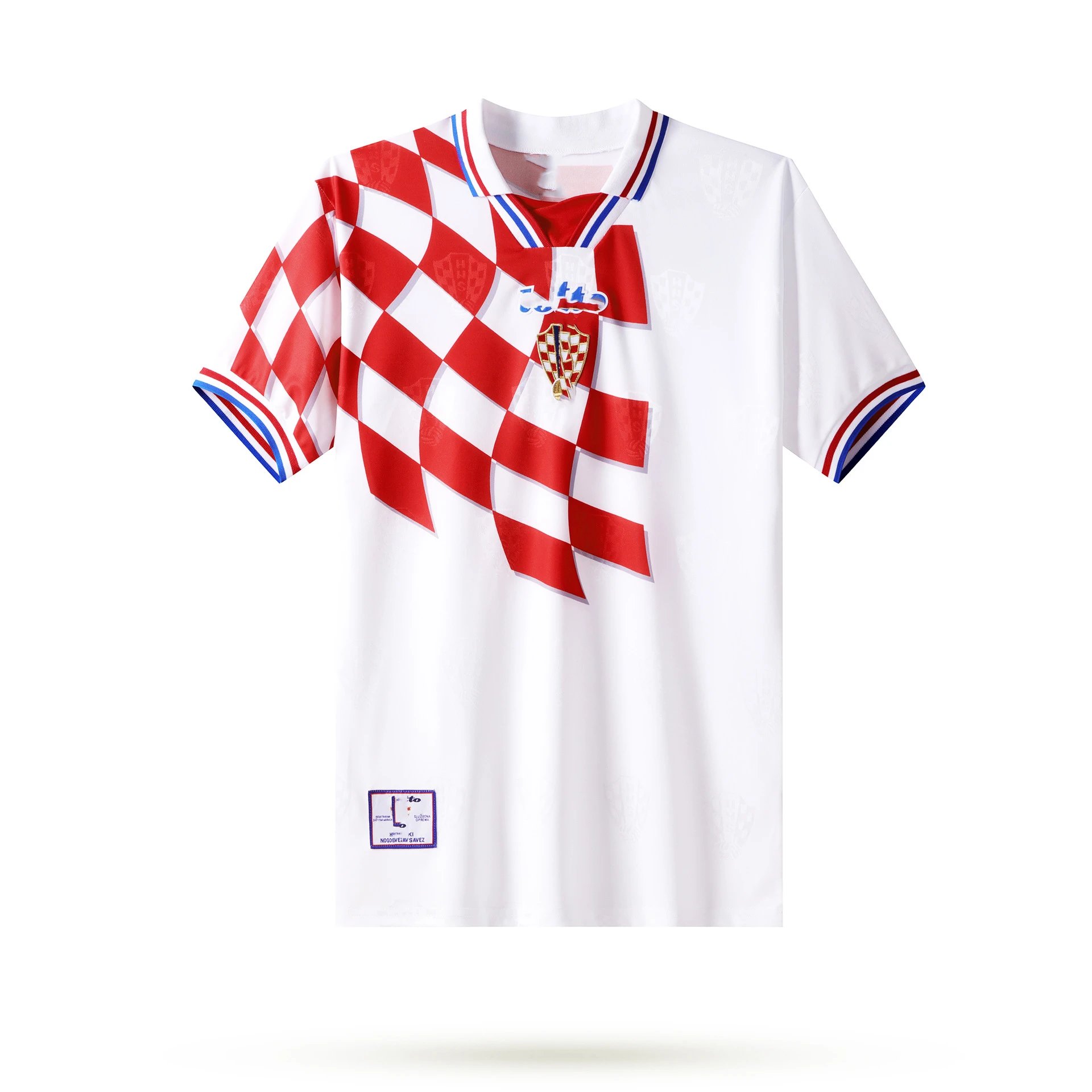 Retro Croatia 1998 Home Jersey