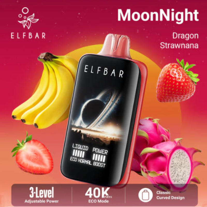 🌙 ELFBAR Moon Night 40K – 40.000 Züge Einweg E-Zigarette für intensiven Nachtgenuss