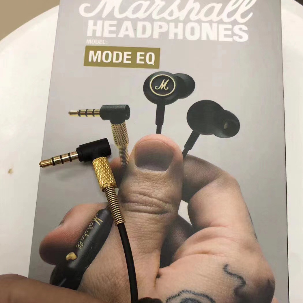 Marshall Mode EQ Wired In-Ear Earphones | Hi-Fi Sound, Rock Bass, UK Design