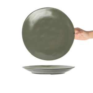 Textured Ceramic Dinner Plates – 10