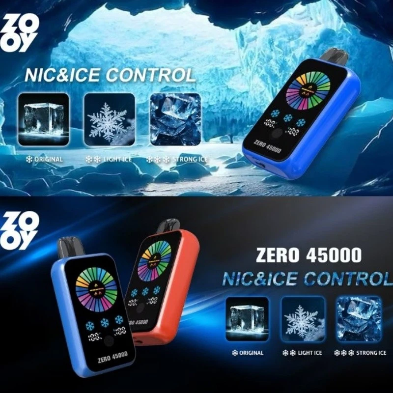 ⚡ ZOOY ZERO 45000 PUFFS NIC&ICE Control Disposable Vape