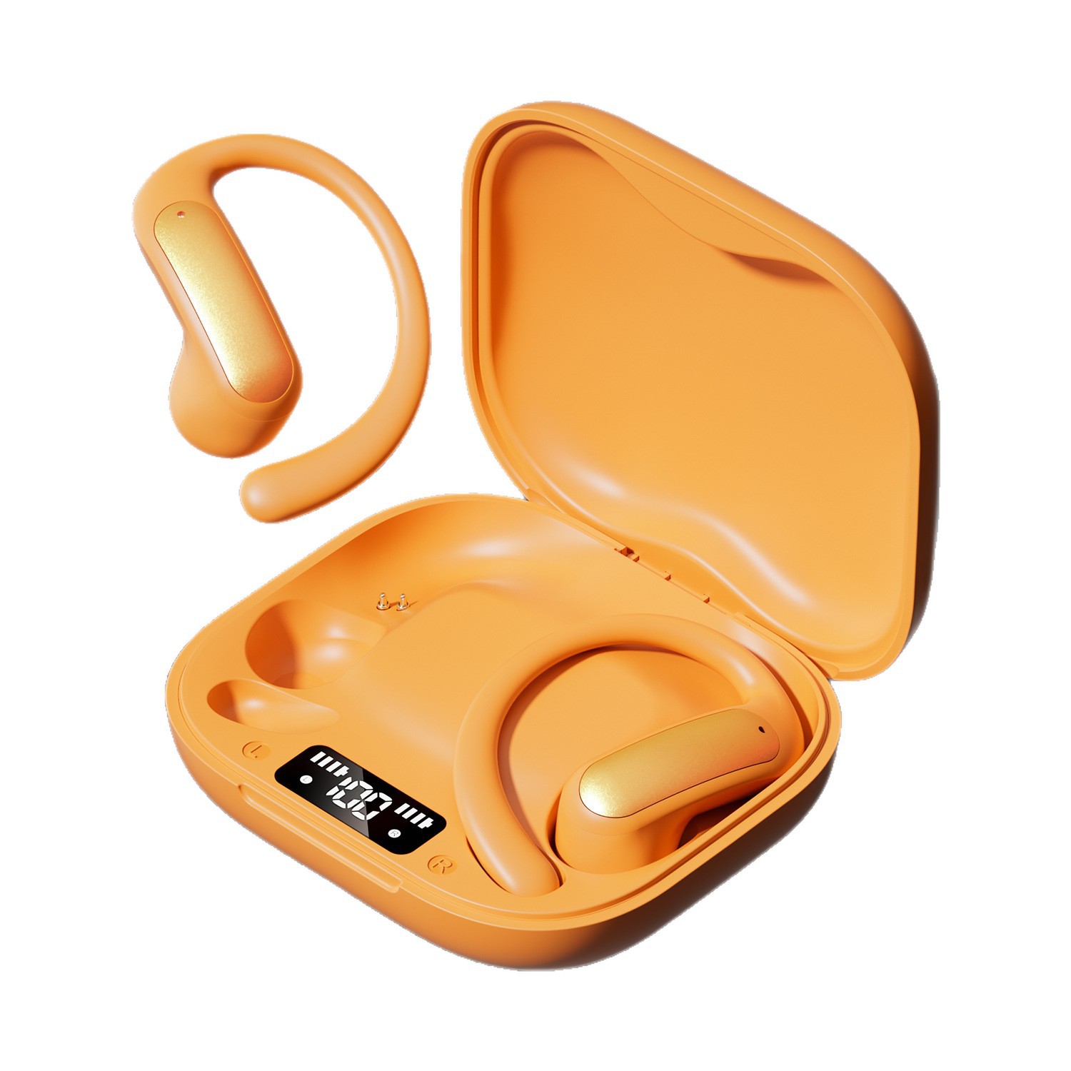 Open-Ear Wireless 5.4 Earphones with HD Sound, Touch Control, Noise Reduction & Long Battery Life