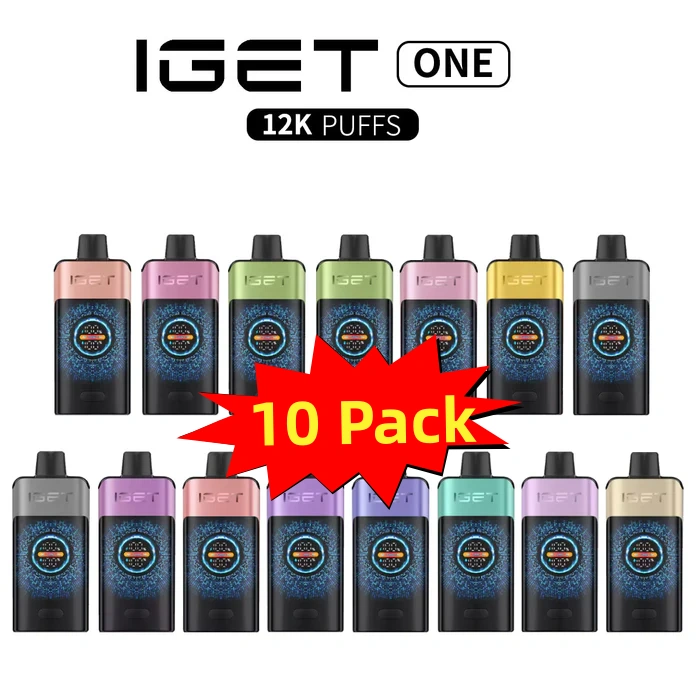 🎉 10-Pack IGET One 12000 Puffs – Mixed Flavors 🍓🍍 | Only $340.99 AUD 💰 | Ultimate Vaping Experience 💨