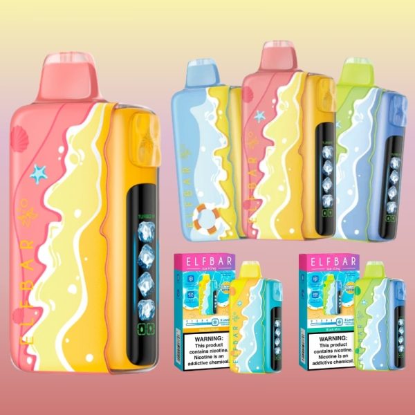 ❄️ ELFBAR Ice King Summer Edition – 40.000 sug & forfriskende sommeroplevelse, genopladelig