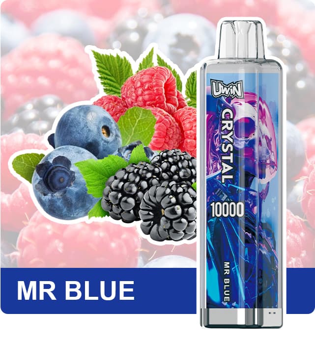 Uwin Crystal 10000 Puffs Disposable Vape – 10-Pack Bundle | RGB Lights & Multiple Flavors