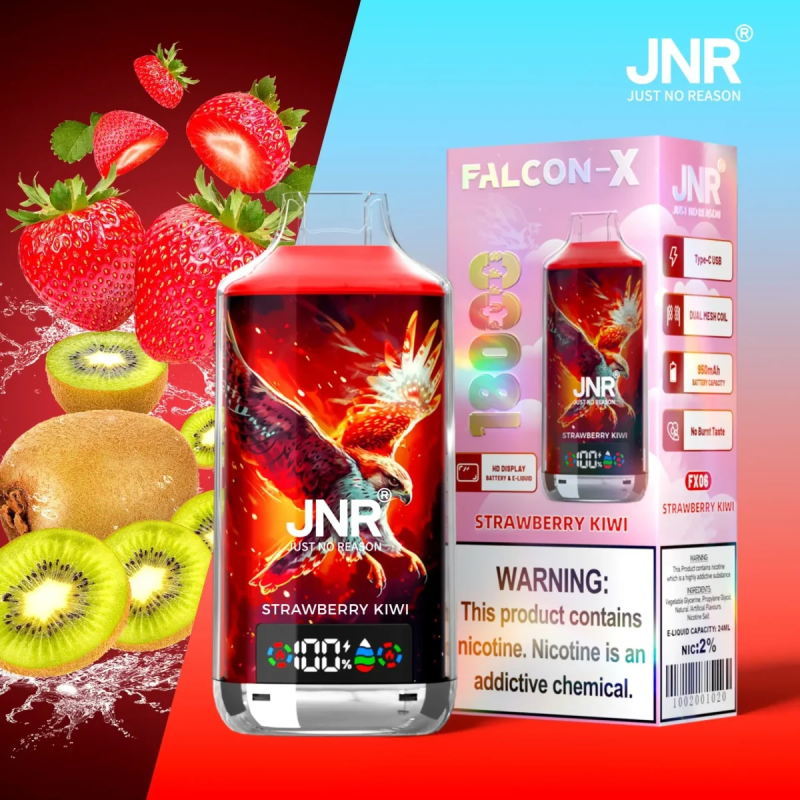 💨 JNR Falcon X 18000 Züge • Leistung & Geschmack🍉🍒🥝🌸