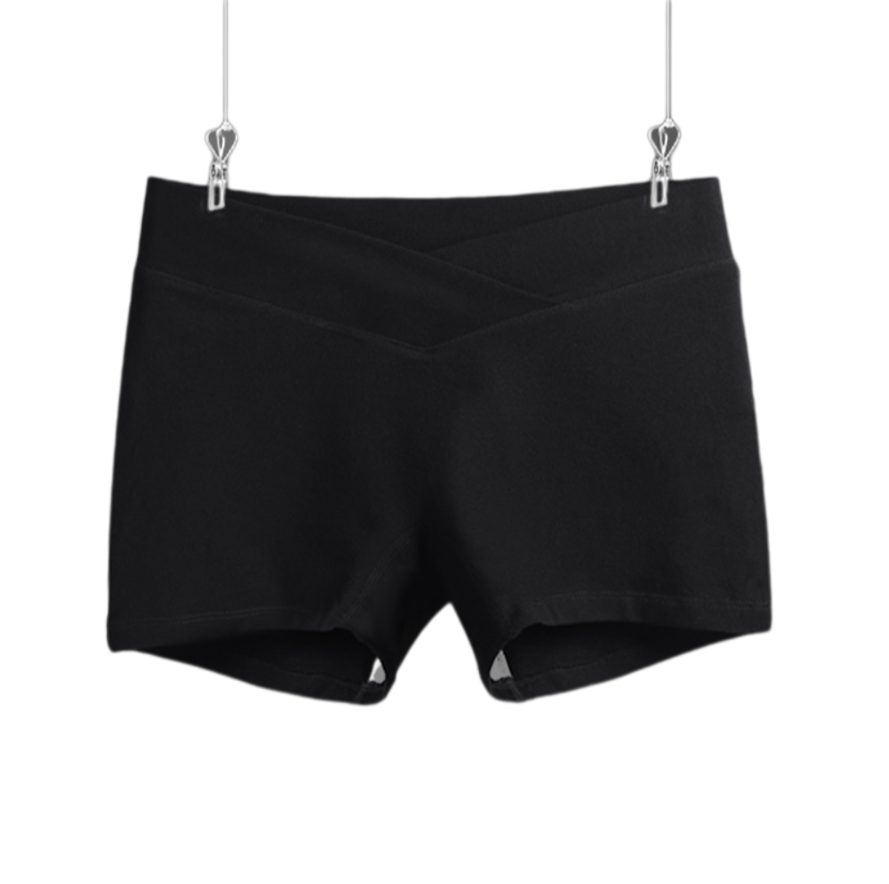 Maternity Low-Waist Safety Shorts – Lightweight 3/4 Length Pure Cotton Belly Support Underwear