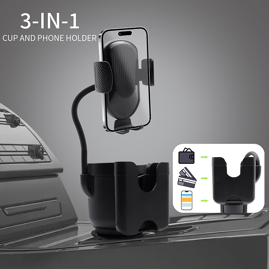 Car Cup Holder Expander for Car Adapter Adjustable Multifunctional Dual Cup Holder with Phone Holder Aromatherapy Organizer