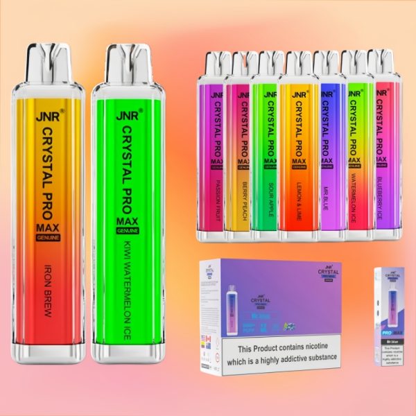 JNR Crystal Pro Max 5000 sug – Engangs Vape med 2% Nikotin
