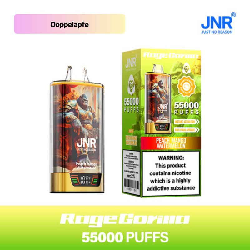 🔥 JNR Rage Gorilla 55K Hochleistungs Einweg-E-Zigarette