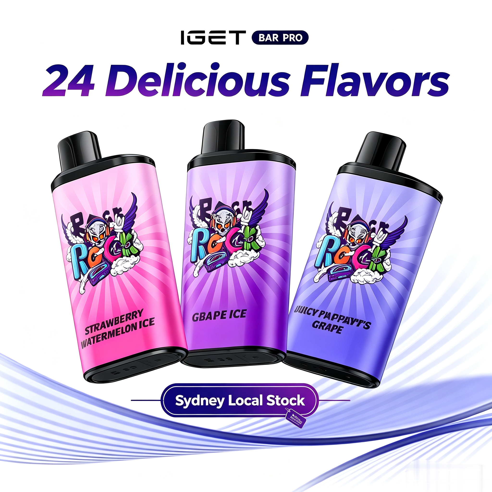 🔥IGET BAR PRO | 24 Delicious Flavours 🇦🇺 Sydney Local Stock