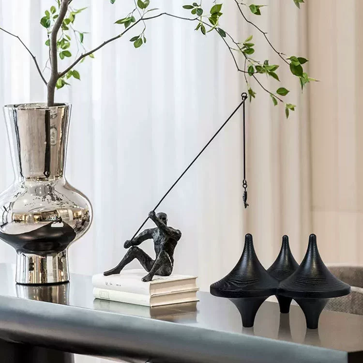 Precision-Balanced Gyro Sculpture Set | 304 Steel & ISO 21940 Dynamic Test