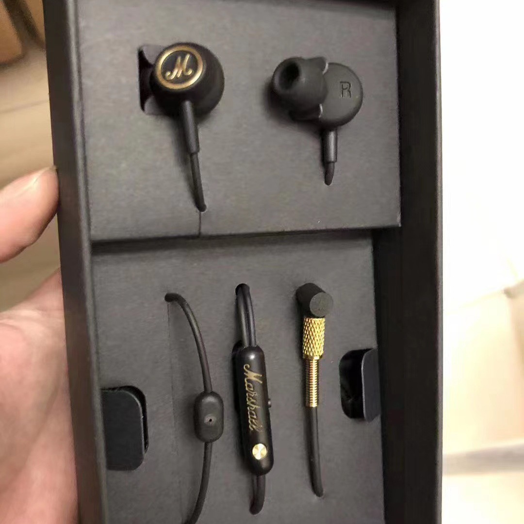 Marshall Mode EQ Wired In-Ear Earphones | Hi-Fi Sound, Rock Bass, UK Design