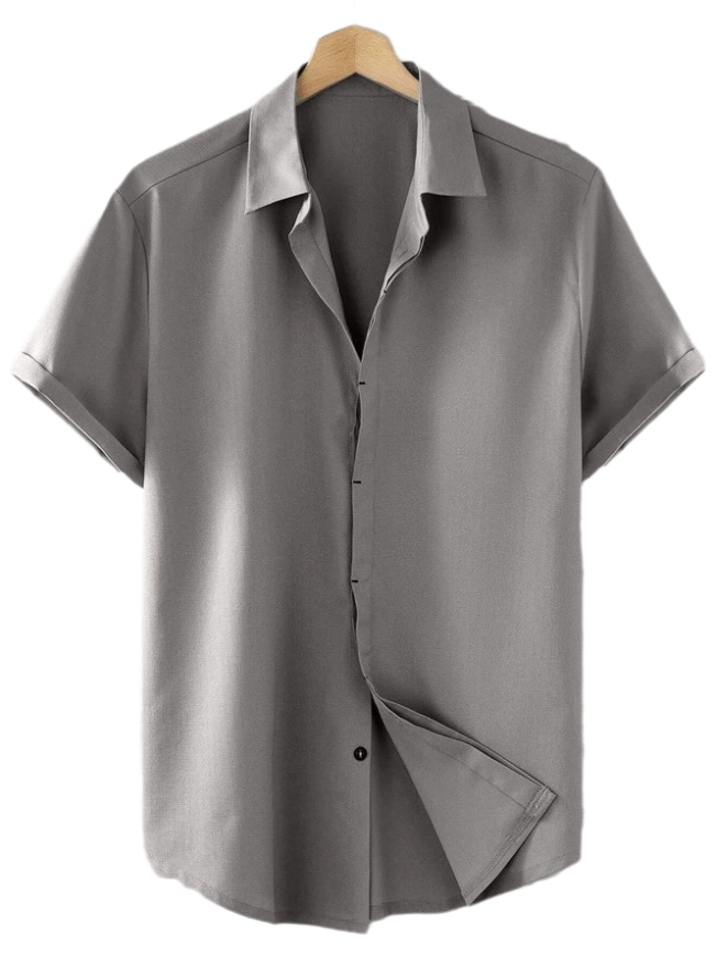 Teen Boys Long Sleeve Linen-Cotton Shirt Casual Collar Top