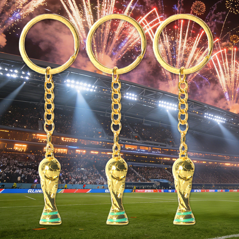 2026 World Football Tournament Keychain – Football Souvenir Key Chain