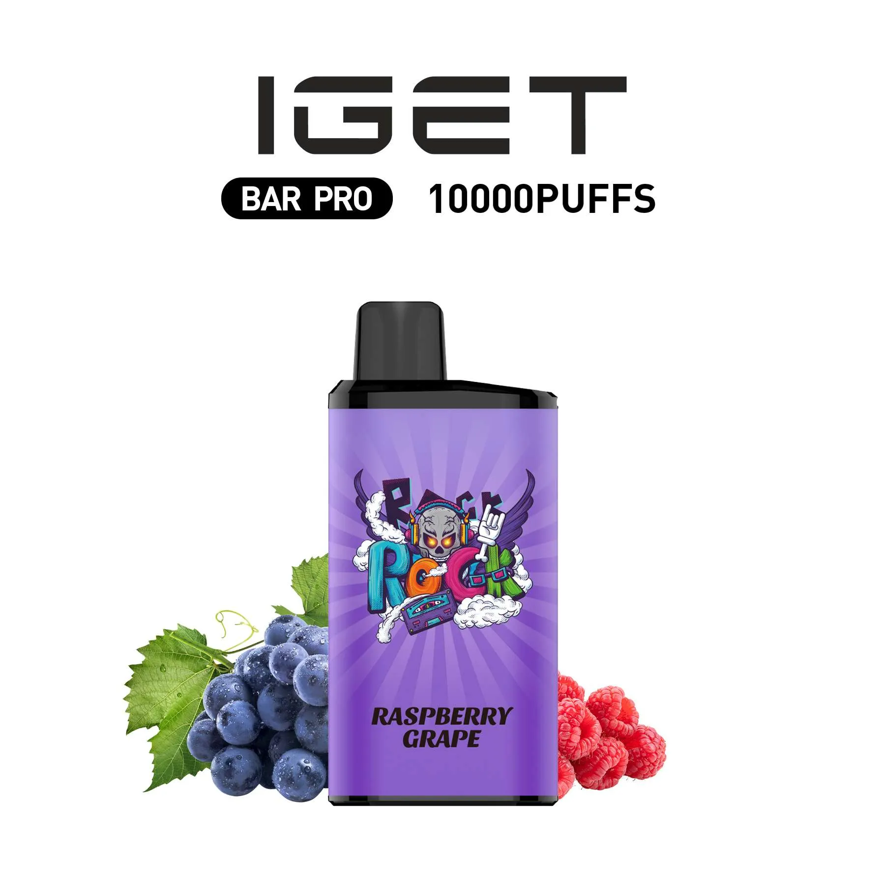 IGET BAR PRO 10,000 Puffs Raspberry grape| Sydney Stock 🇦🇺