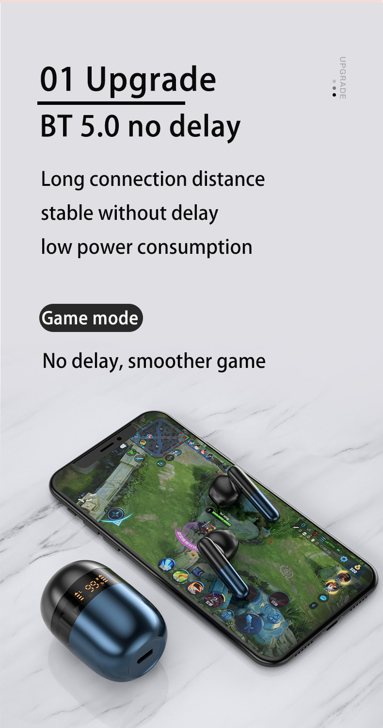 Bluetooth Wireless Earphone Earbuds Stereo Headphone J28