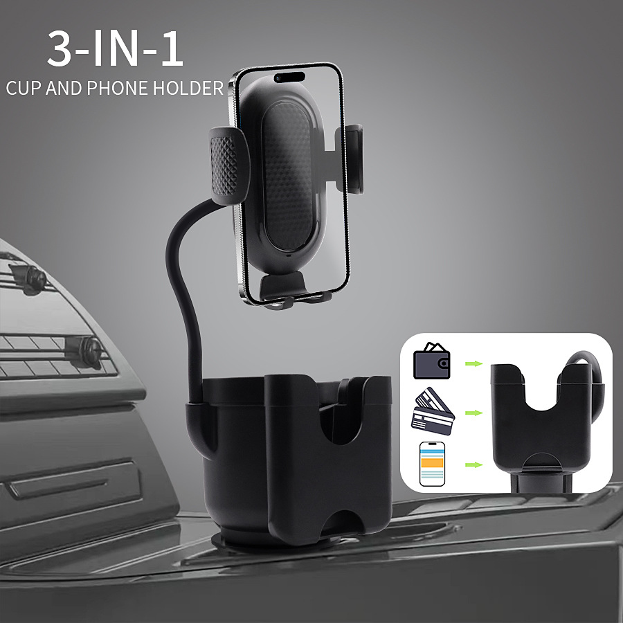 Car Cup Holder Expander for Car Adapter Adjustable Multifunctional Dual Cup Holder with Phone Holder Aromatherapy Organizer