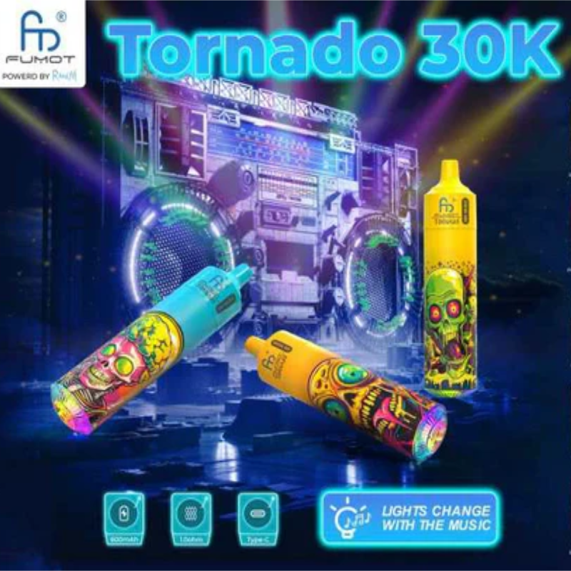 🔥 Fumot Tornado 30K • 30.000 Züge • Dual Mesh Coil • Intensive Aromen 💨