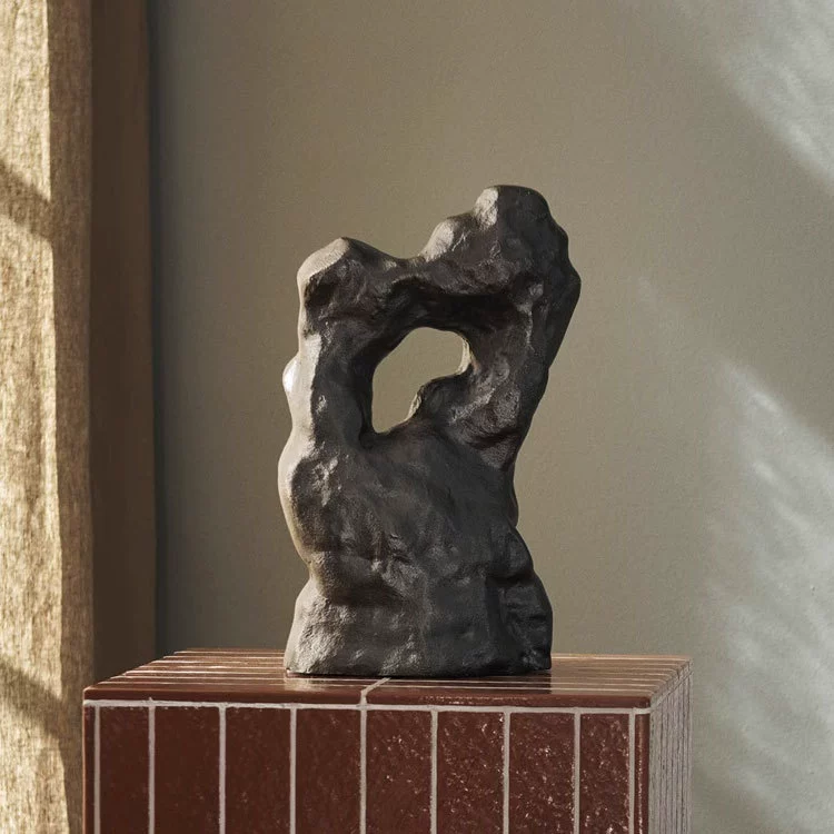 Laser-Sintered Steel Sculpture 12''H | ASTM A36 Steel & RAL 9005 Coating