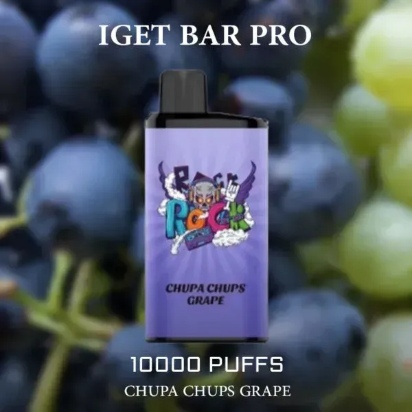 IGET Bar Pro 10000 Puffs——Chupachups Grape ( Sydney Stock 🚚 )