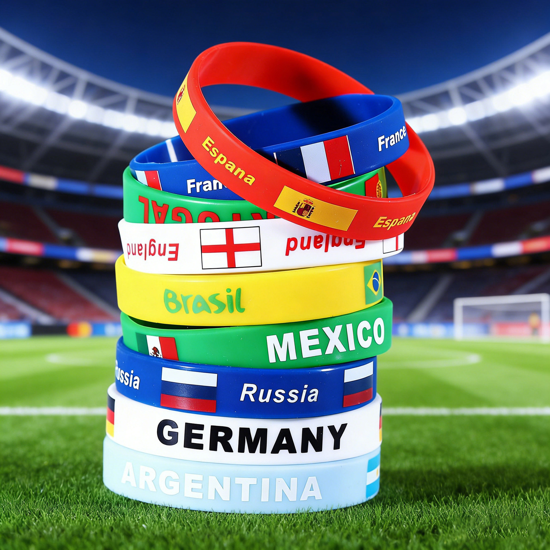 2026 USA-Canada-Mexico Football World Cup Fan Gift — Contemporary Commemorative Wristband