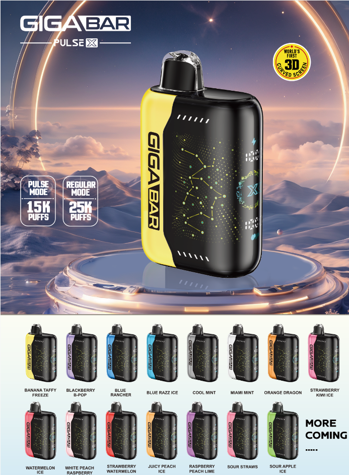 GIGABAR PULSE X 25000 PUFFS
