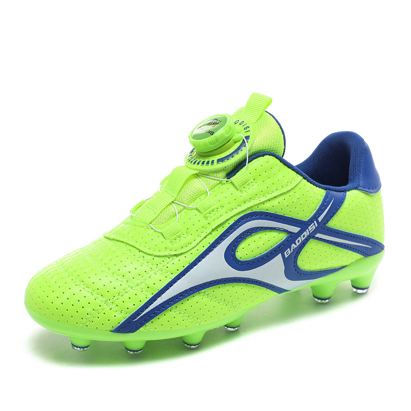 Mesh Soccer Cleats for Boys & Girls — World Cup Edition with Short Studs and Rotary Dial Closure