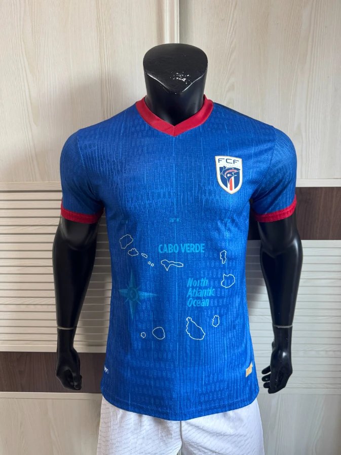 Jersey Playera Cabo Verde Edicion Especial Azul 2026 Talla