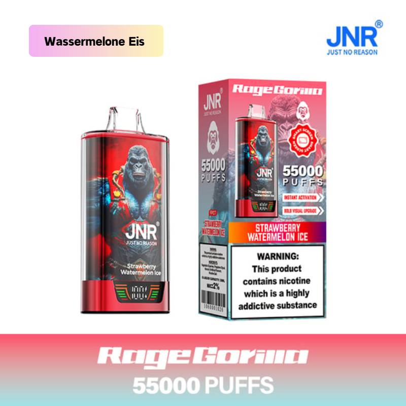 🔥 JNR Rage Gorilla 55K Hochleistungs Einweg-E-Zigarette