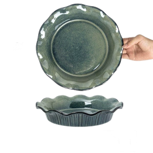 Textured Ceramic Dinner Plates – Microwave & Dishwasher Safe