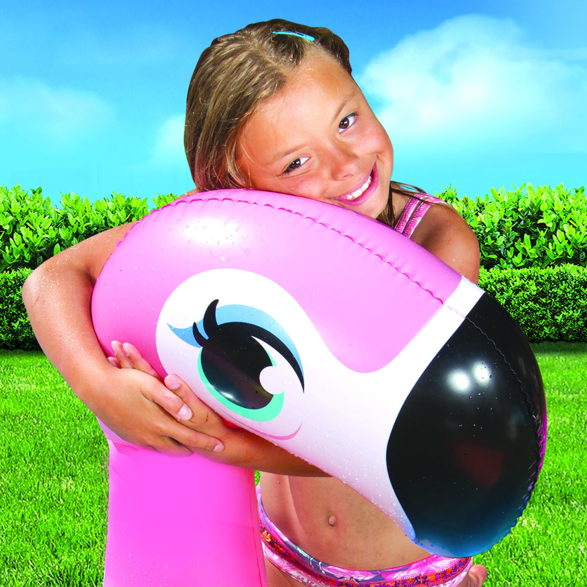 Banzai Flamingo Splash Blowup Pool