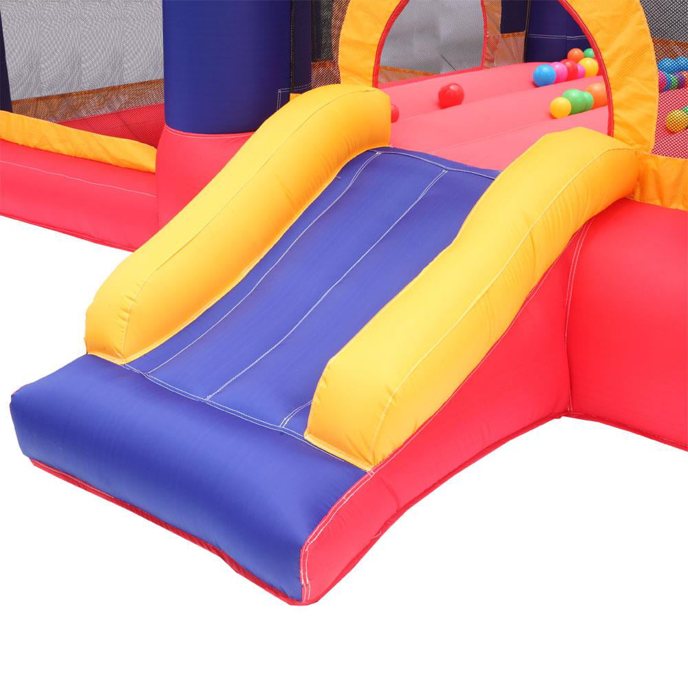 Inflatable Bounce House Slide Moonwalk Bouncy Castle with Air Blower