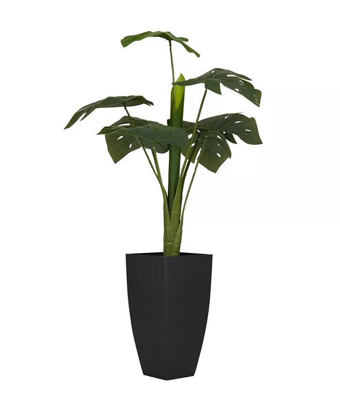 Rosemary Lane Contemporary Monstera Artificial Plant， 26.5