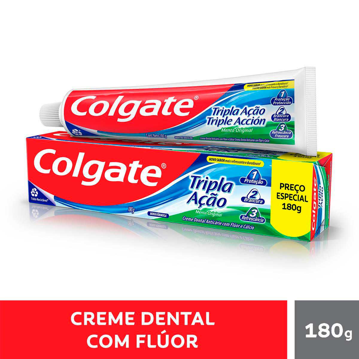 Creme Dental Colgate Tripla Acao 180g
