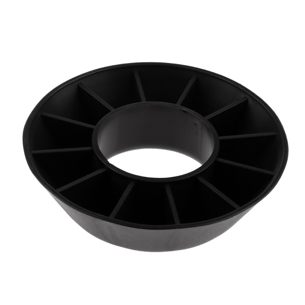 3.3'' Round Display Stand Football， Basketball， Soccer， Rugby， - Black