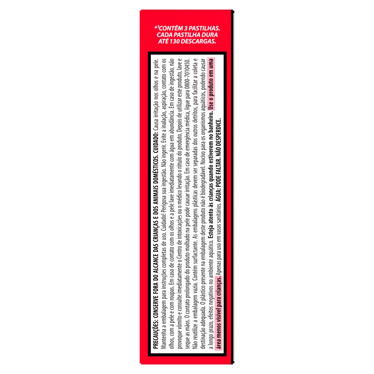 Desodorizador Sanitario Pato Pastilha Adesiva Game das Frutas 3UN