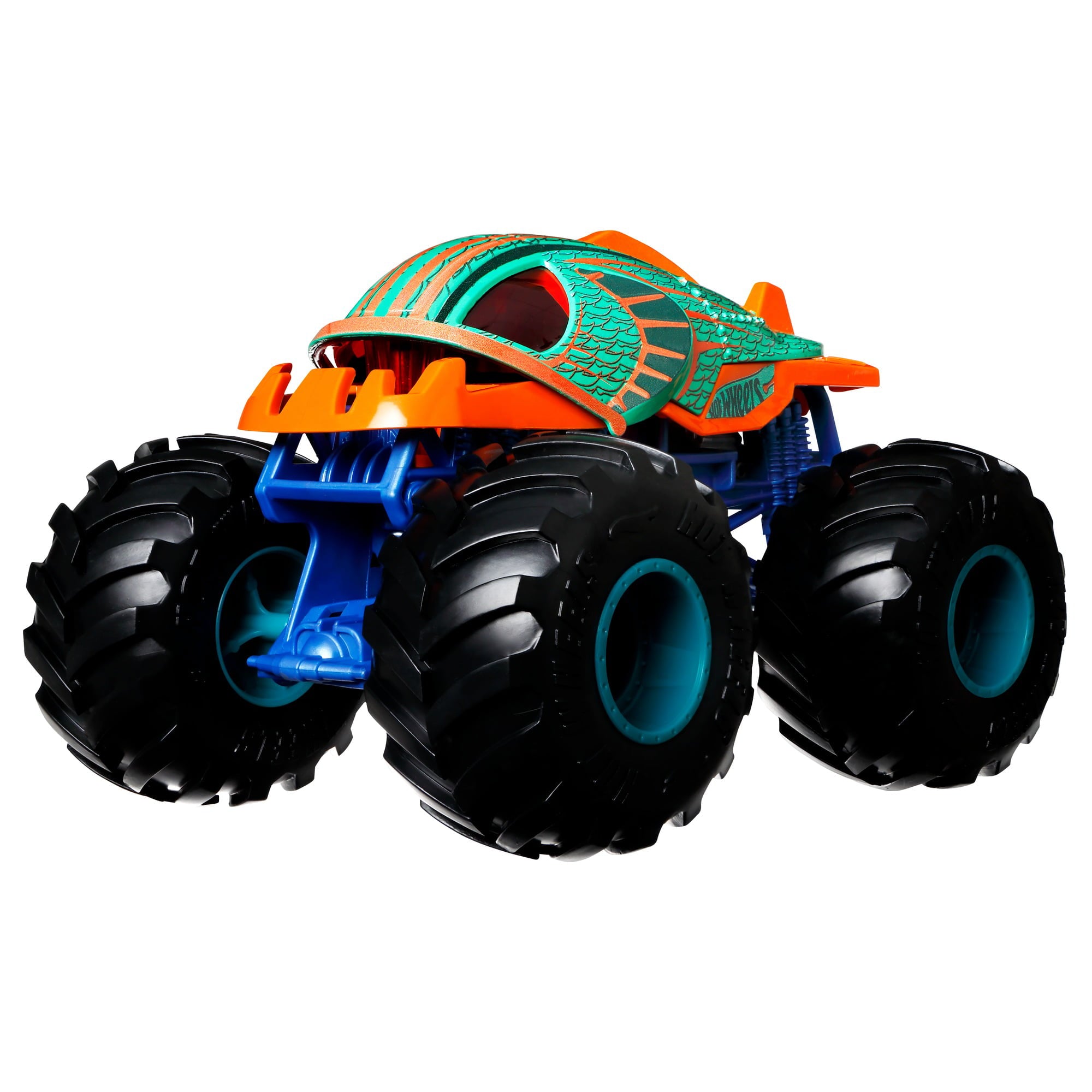 Hot Wheels Monster Trucks 1:24 Scale Vehicles， Collectible Die-Cast Toy Trucks