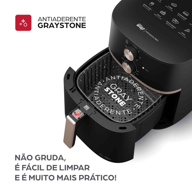 Fritadeira Elétrica WAP Air Fryer Mega Family 7,1L