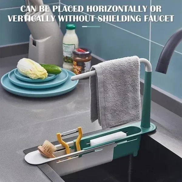 (🎅HOT SALE NOW-49% OFF) 🔥🔥Telescopic Sink Storage Rack & BUY