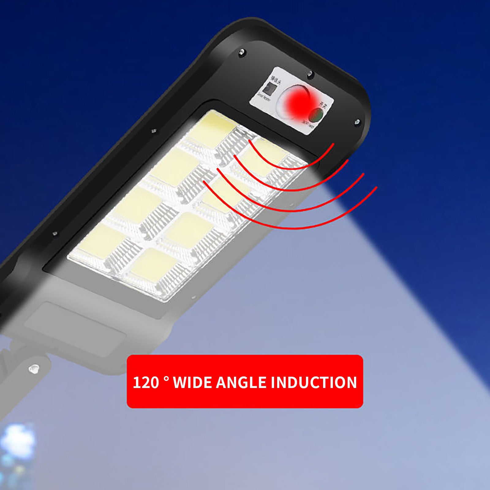 Baofu 400W Solar Street Lights Outdoor， Waterproof LEDs with Remote Control， Led Flood Light for Yard， Garden， Swimming Pool， Pathway