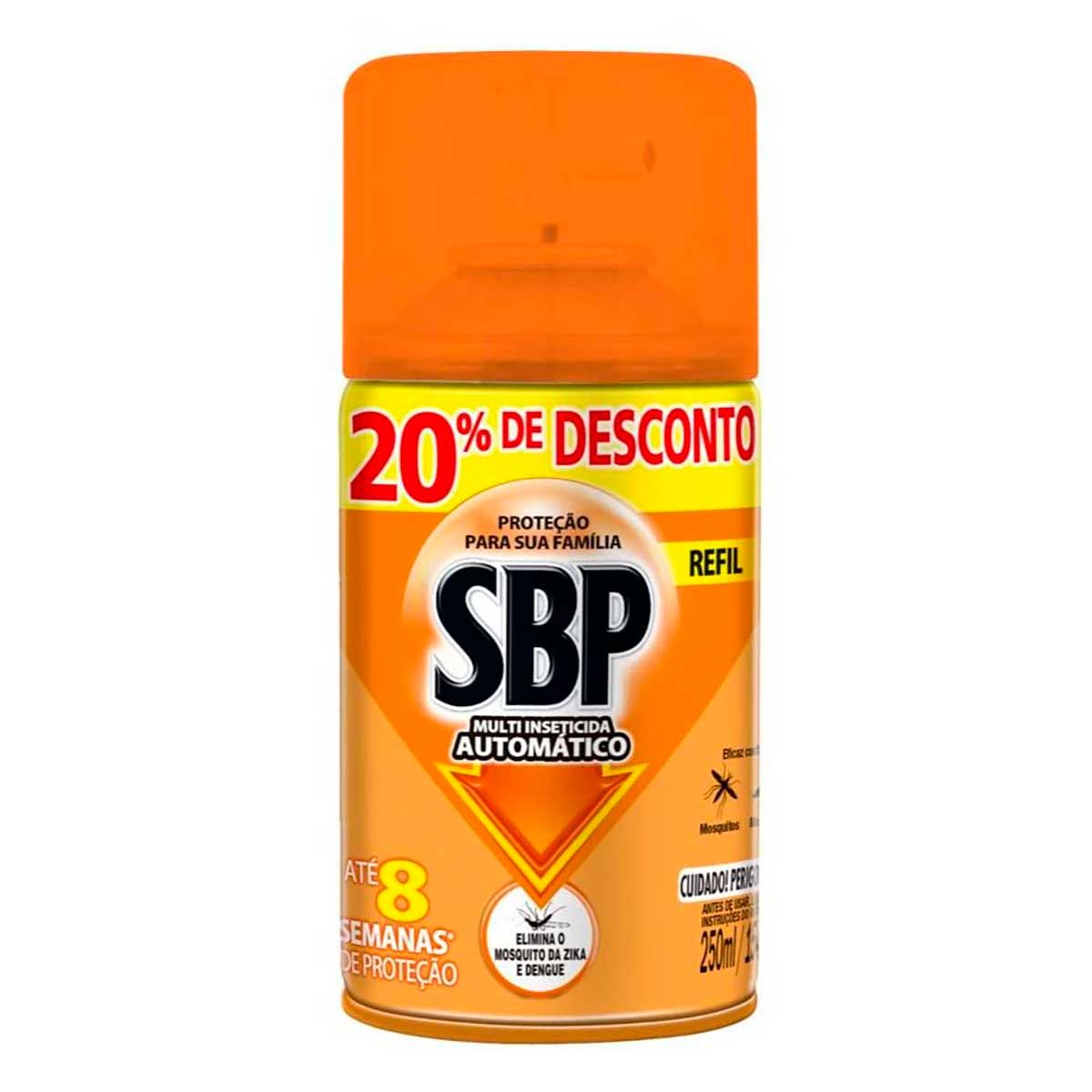 Multi Inseticida Automatico SBP Refil 250 ml Embalagem Economica