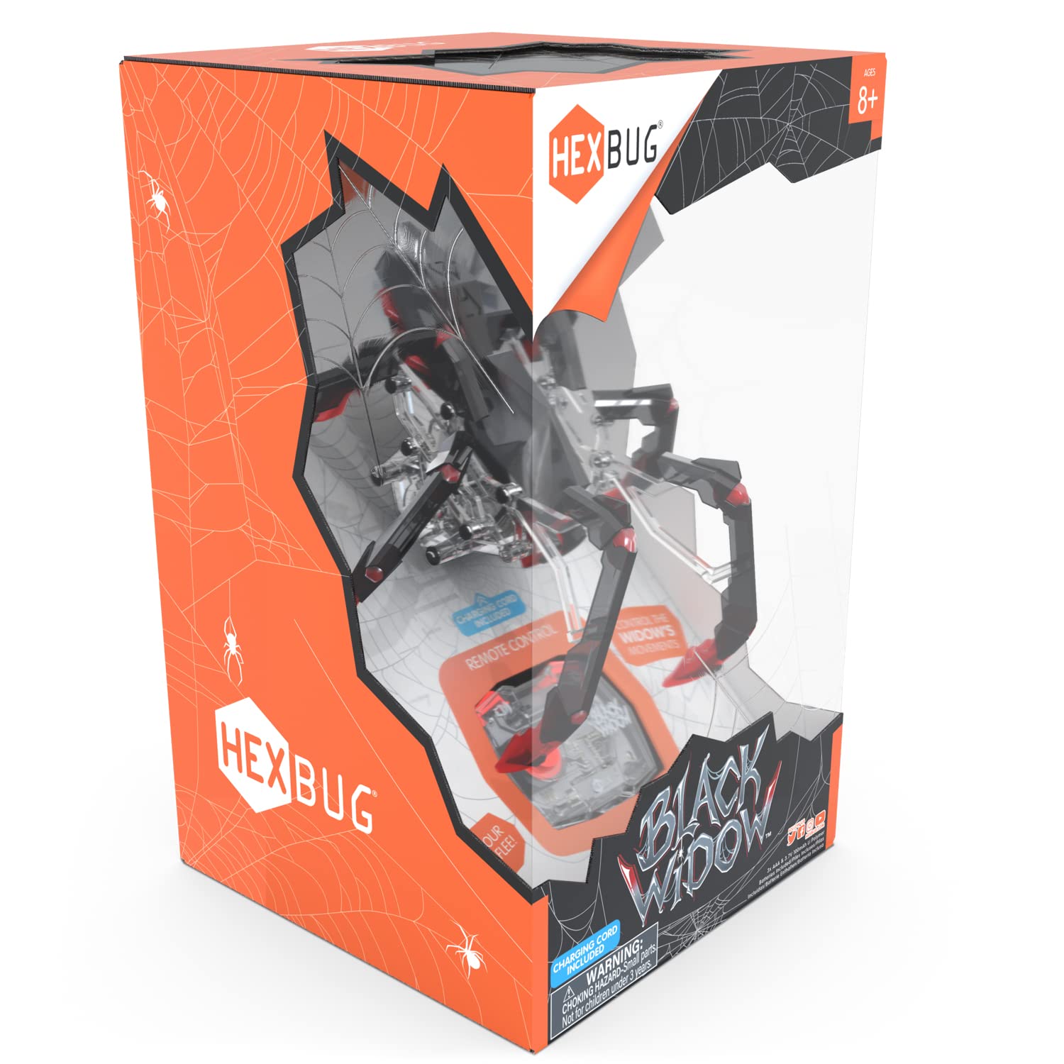 HEXBUG Black Widow， Robotic Toy Spider