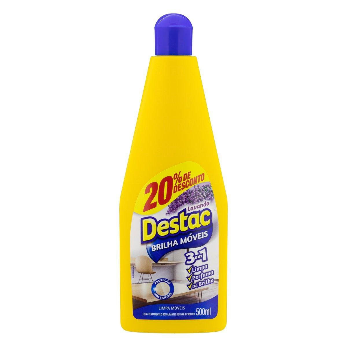 Brilha Moveis Destac Lavanda 500mL 20% de Desconto