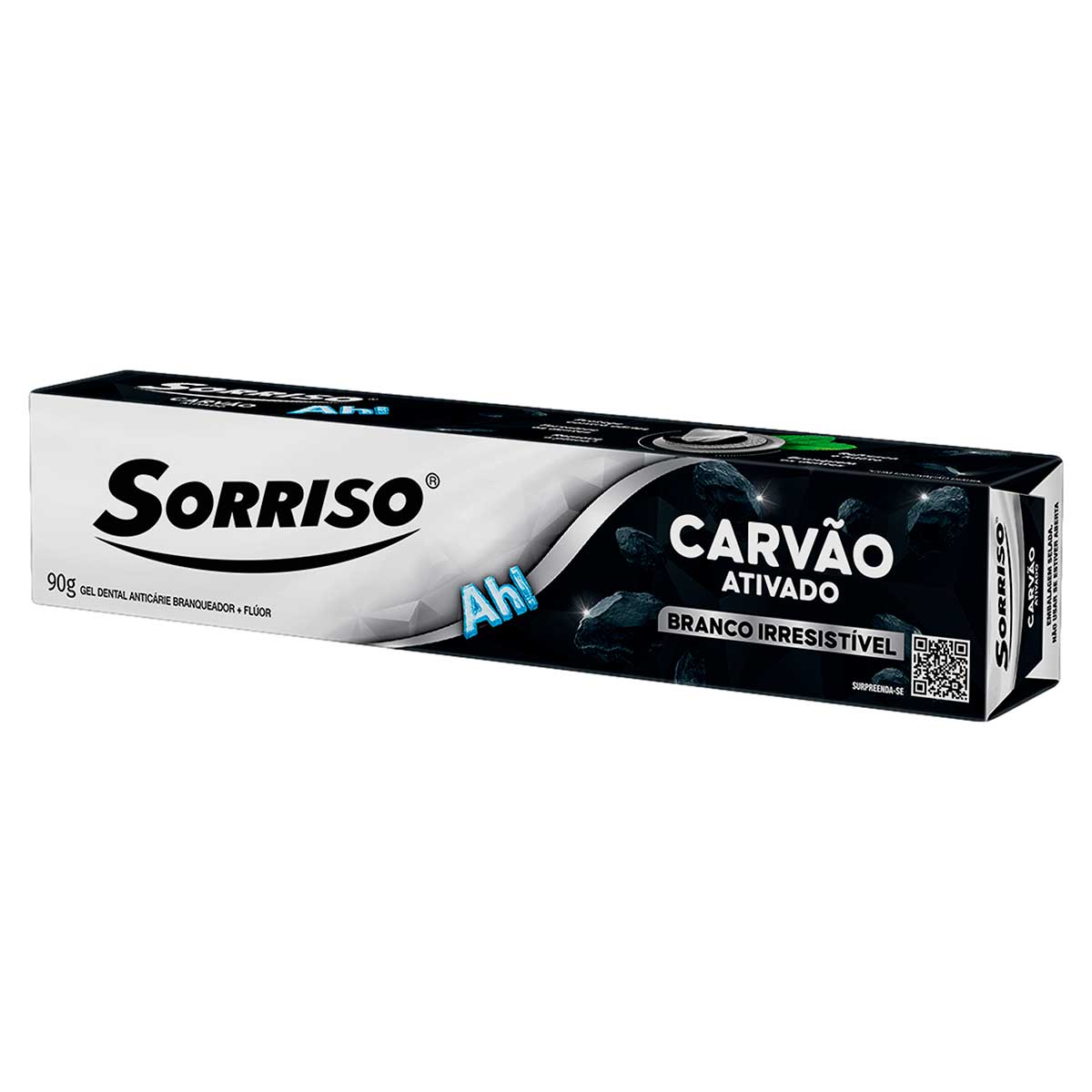 Kit Gel Dental Carvao Ativado Sorriso Branco Irresistivel 2 Unidades 90g Cada Leve Mais Pague Menos