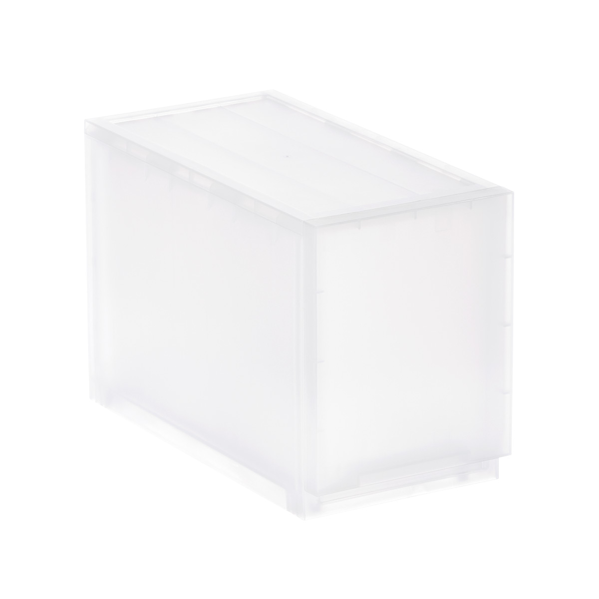 Grey Opaque Modular Stackable Drawers