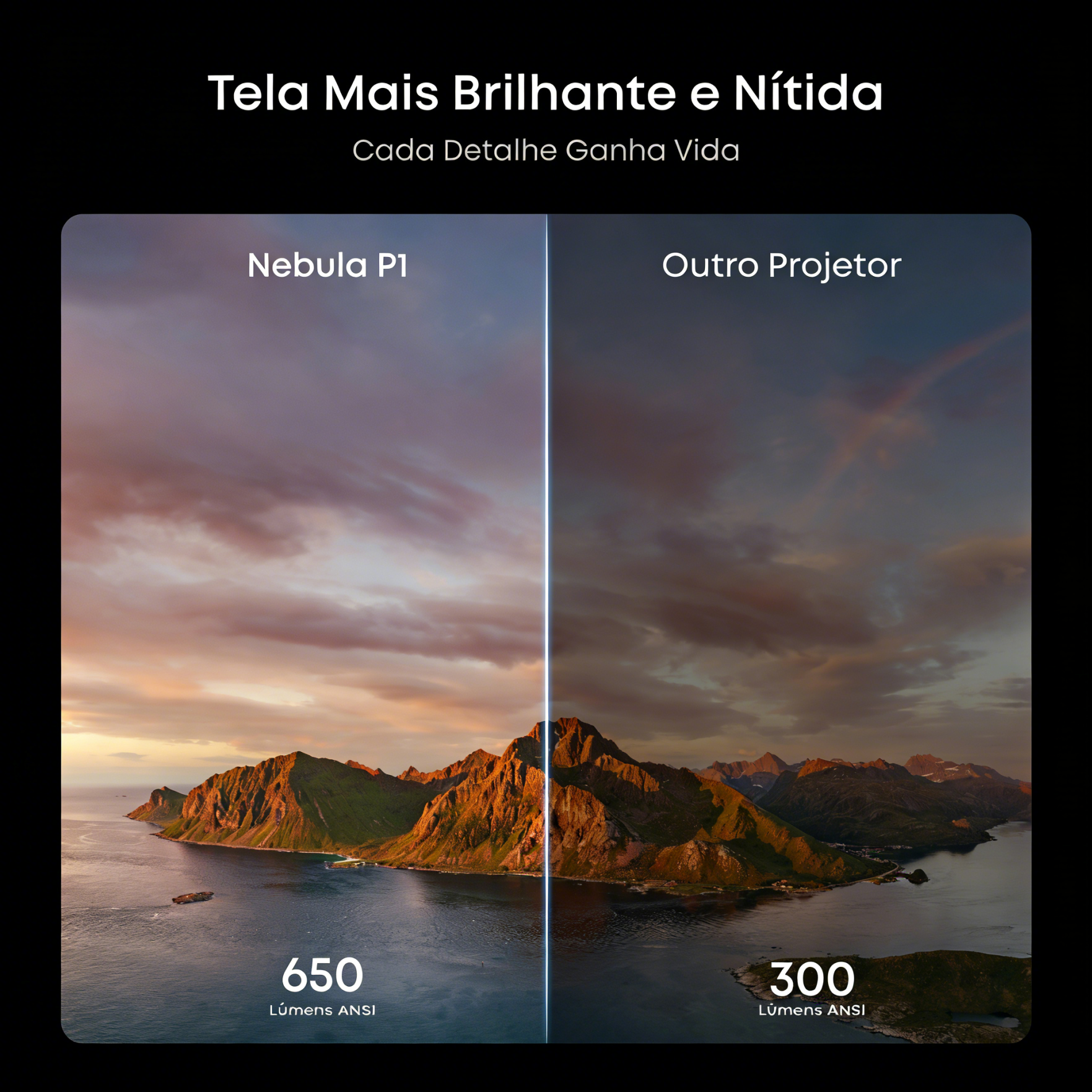 Soundcore Nebula P1 | Primeiro Projetor Portátil do Mundo com Alto-falantes Destacáveis