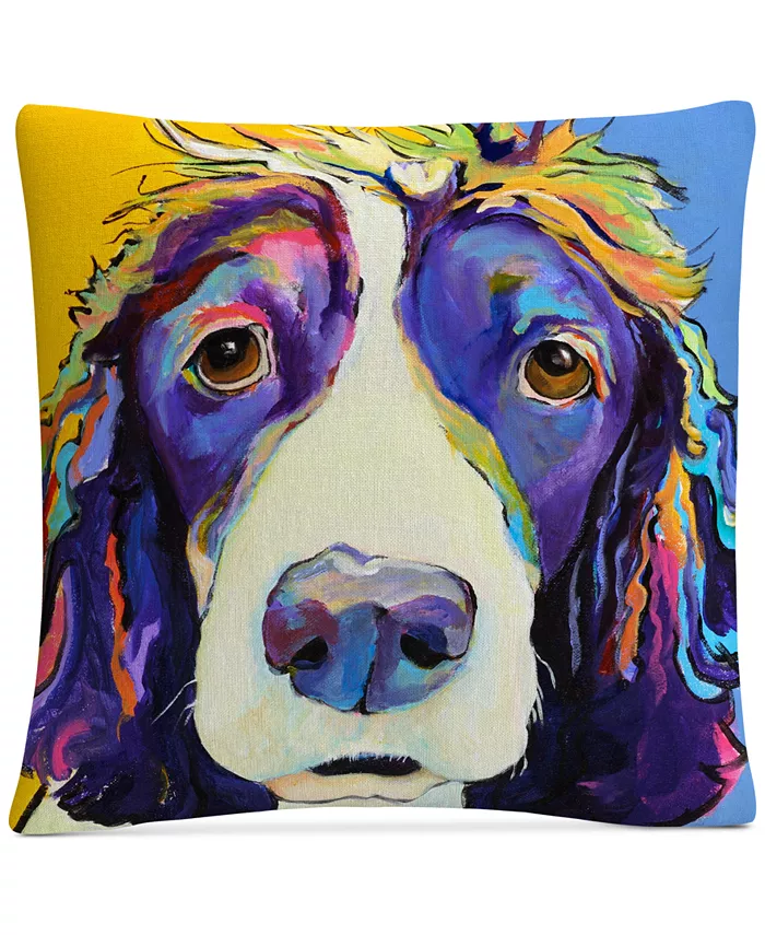 Baldwin Pat Saunders-White Sadie Decorative Pillow， 16